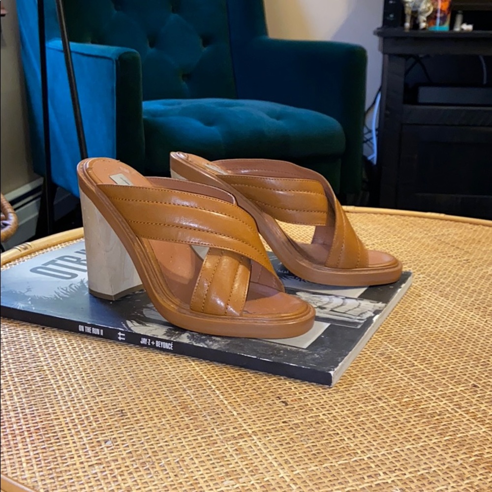 Stella McCartney-vegan leather wood sandal